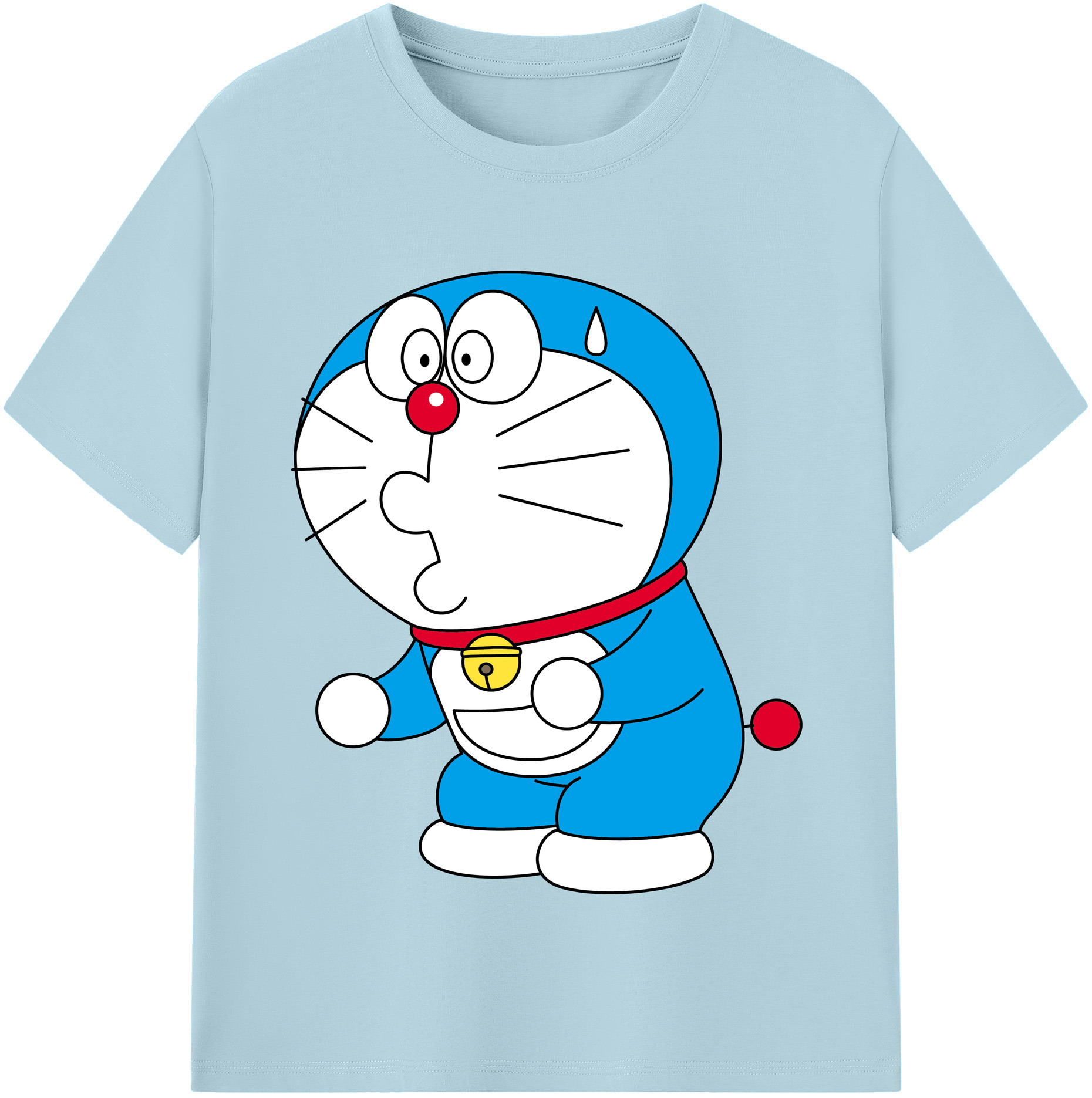 （画像用） ドラえもん Doraemon 綿100％半袖Tシャツ（フロントプリント）
